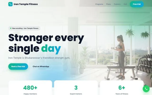 fresh website design