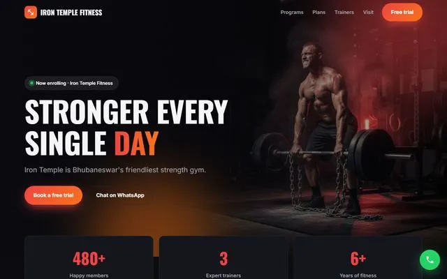 power website design