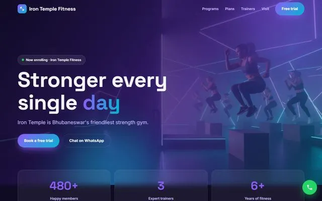 pulse website design